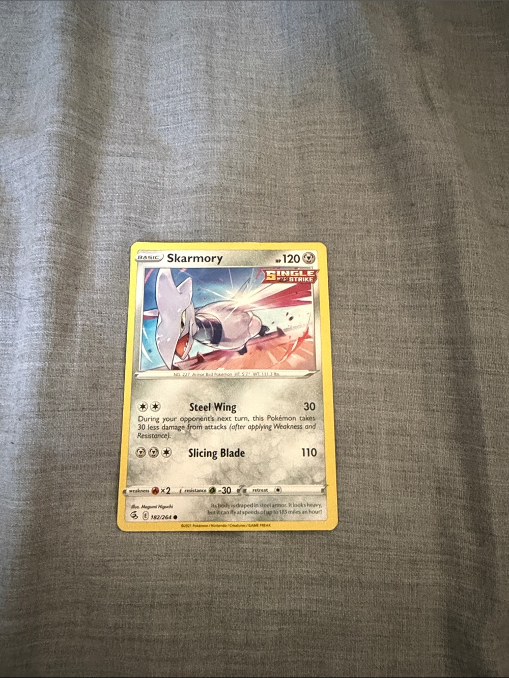 Ten pokemon cards (cards shown in the pictures).